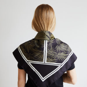 Botanical Illusion silk scarf