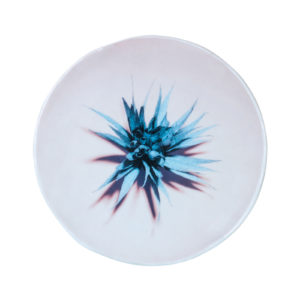 Fiore Plate Grey Blue Large Set of 2