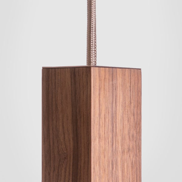 Lamp/One Wood Duet Chandelier