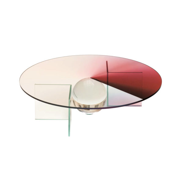 Colour Dial Table Ruby Large