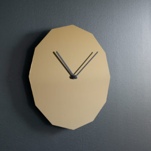 Twelve Brass Clock