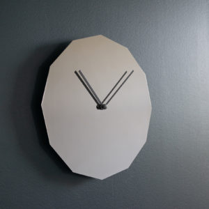 Twelve Steel Clock