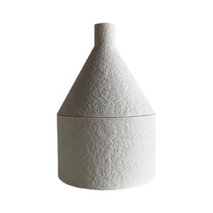 Moth to a Flame Scented Candle White Cone Small
