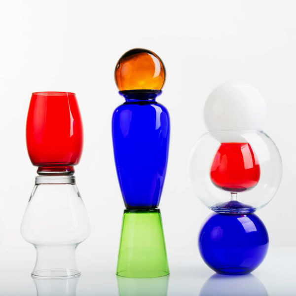 Balzi Rossi Glass Vase