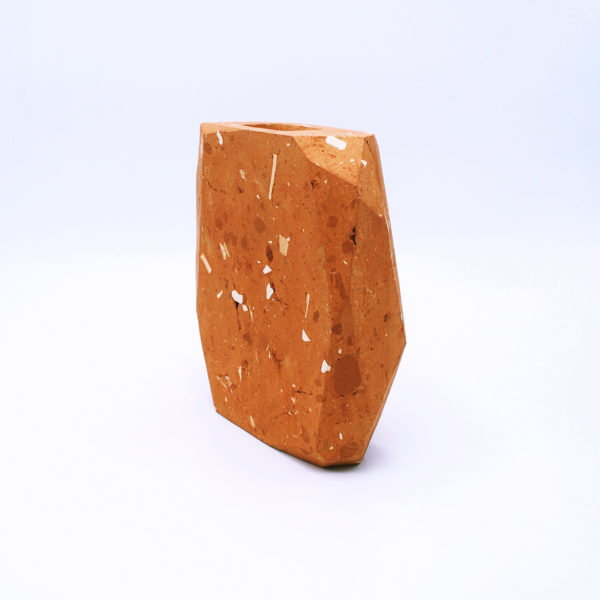 Terracotta Block Vase
