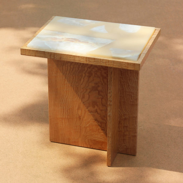 Fragment Wood Side Table