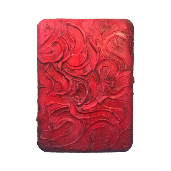Red Painted Sculpture 03