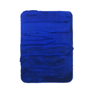 Blue Painted Sculpture 02 Delisart