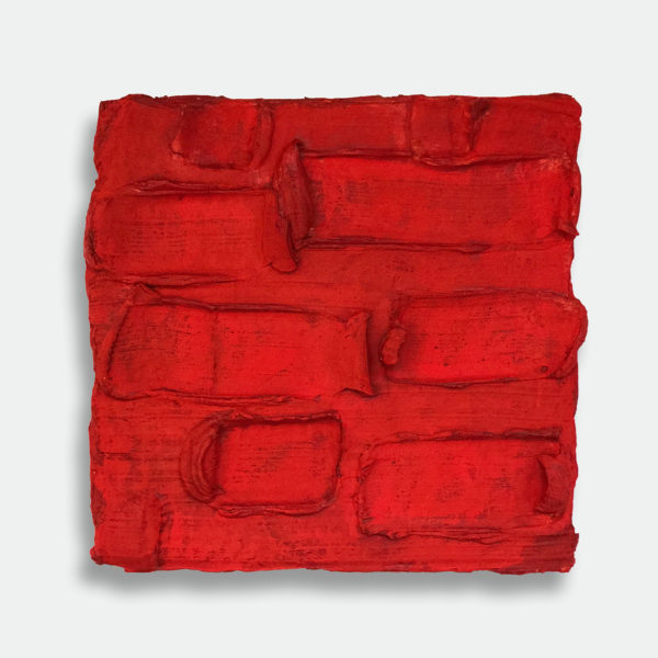 Red Painted Sculpture 02