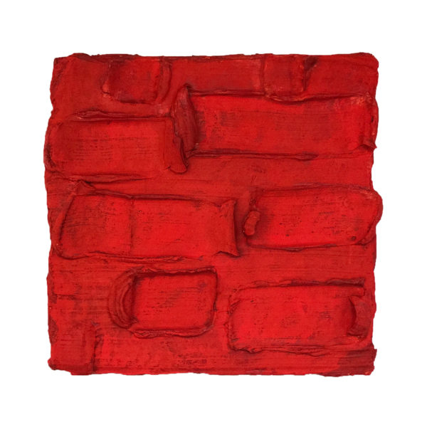 Red Painted Sculpture 02