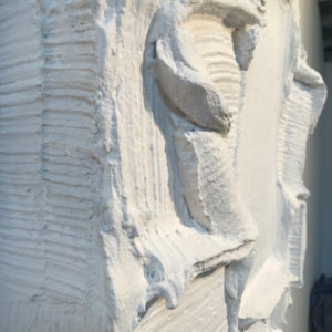White Painted Sculpture 05