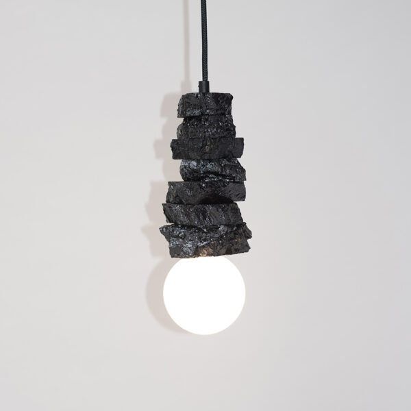 Anthracite Coal Pendant Light