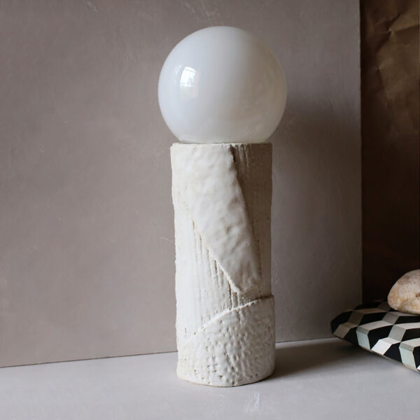 Orb Stoneware Lamp